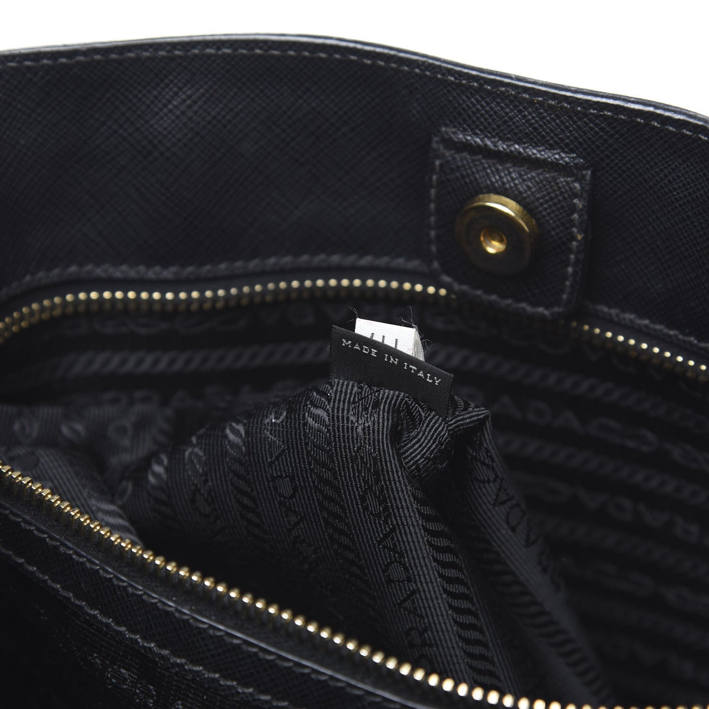 Saffiano Lux Large Tote Black