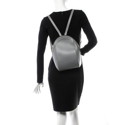 Delvaux Grained Calfskin Backpack Grey 2 of 11