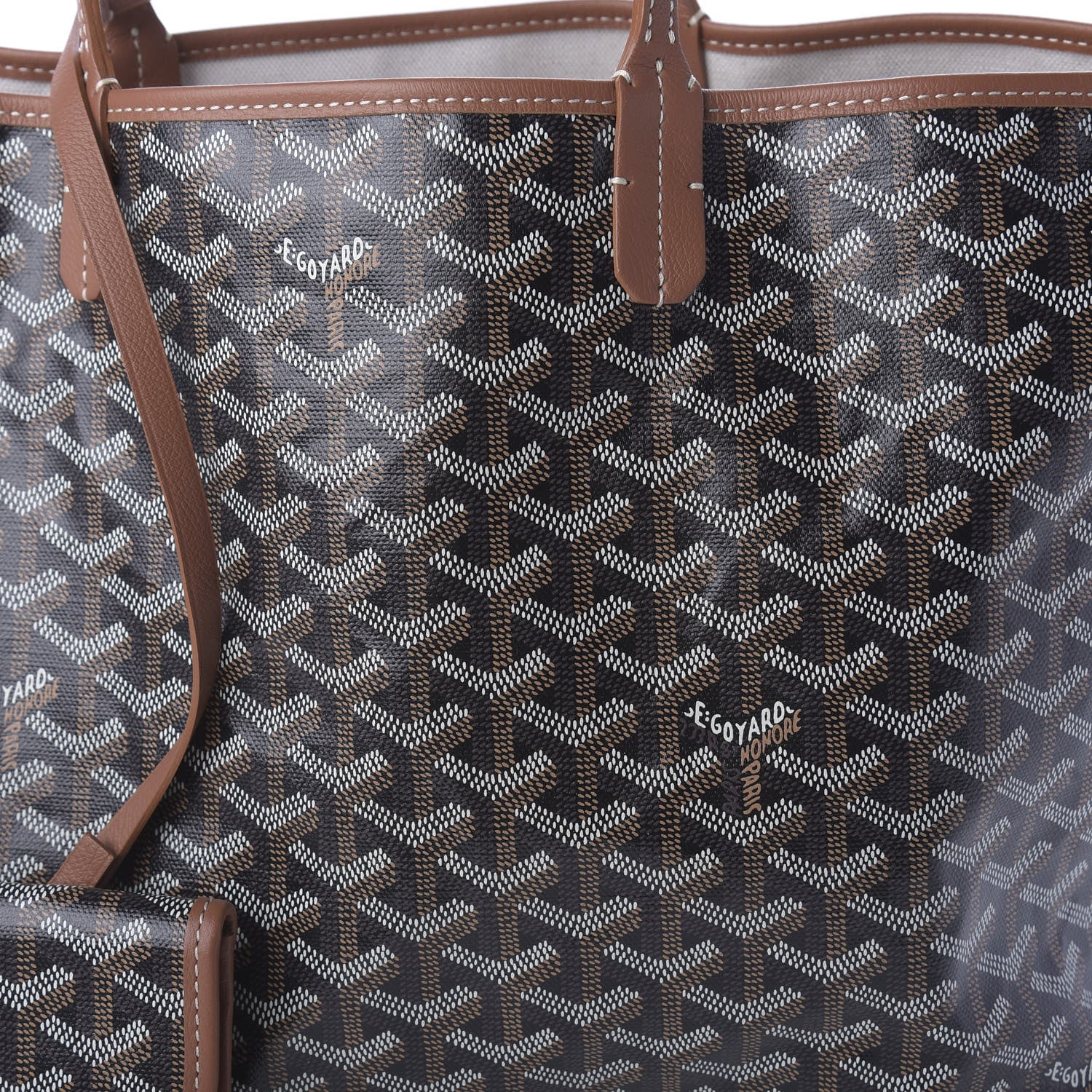 Goyard Goyardine Saint Louis PM Black Gold 8 of 8