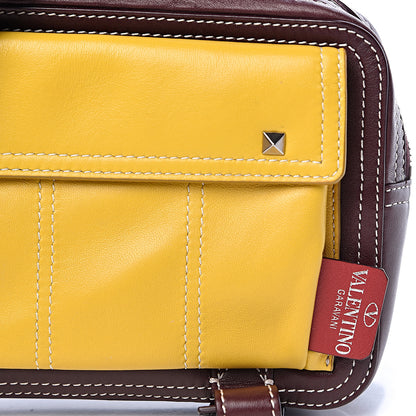 Valentino Garavani Vitello Crossbody Bag Yellow 10 of 10