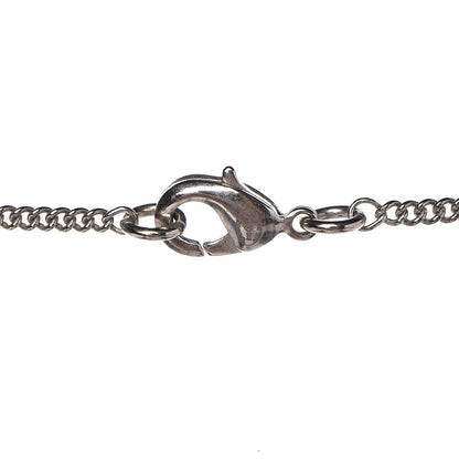 Chanel Baguette Crystal CC Necklace Silver 6 of 6
