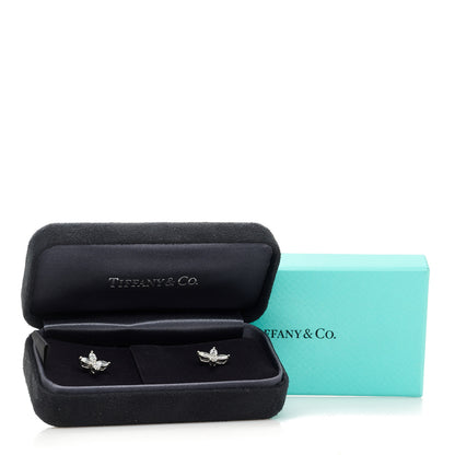 Tiffany Platinum Diamond Large Victoria Earrings 5 of 5