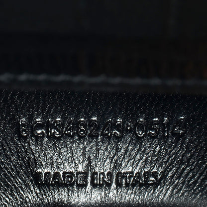 Saint Laurent Croc Effect Calfskin Jumbo Betty Black 7 of 9