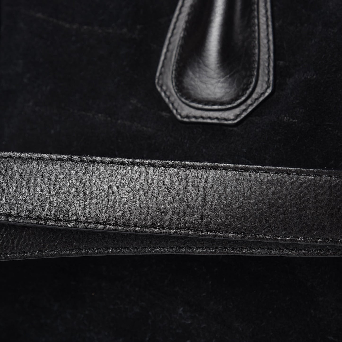 Suede Medium Antigona Black