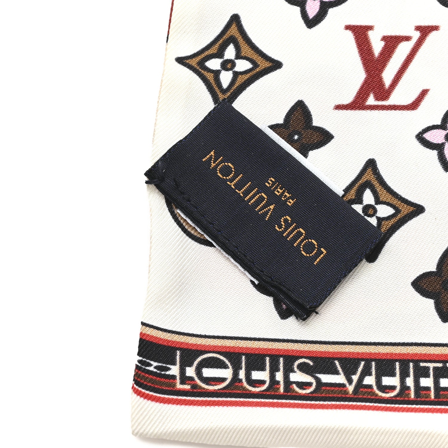 Louis Vuitton Silk Street Monogram Bandeau Beige 3 of 4