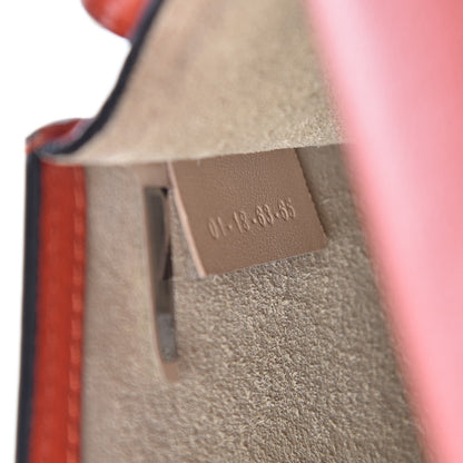 Chloe Calfskin Suede Small Nile Bracelet Bag Sepia Red 8 of 8