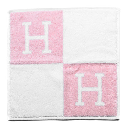 Hermes Cotton Avalon Baby Bath Wash Cloth Rose Lilas 1 of 3