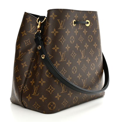 Louis Vuitton Monogram Neonoe MM Black 3 of 12