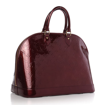 Louis Vuitton Vernis Alma GM Rouge Fauviste 3 of 9