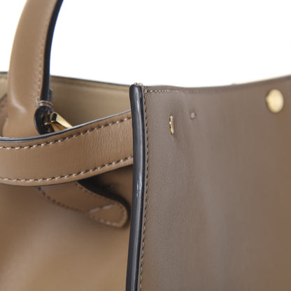 Fendi Vitello Seta Century Large Peekaboo X-Lite Miel Scuro Camelia 11 of 12