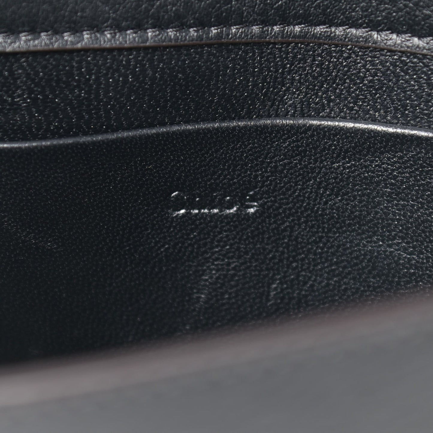 Calfskin Small Nile Bracelet Minaudiere Bag Black