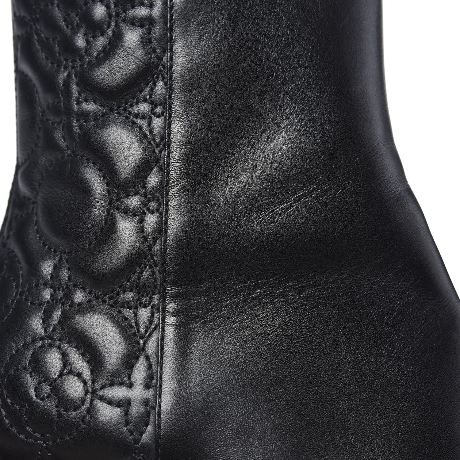 Louis Vuitton Lambskin Upstage Ankle Boots 36 Black 9 of 9