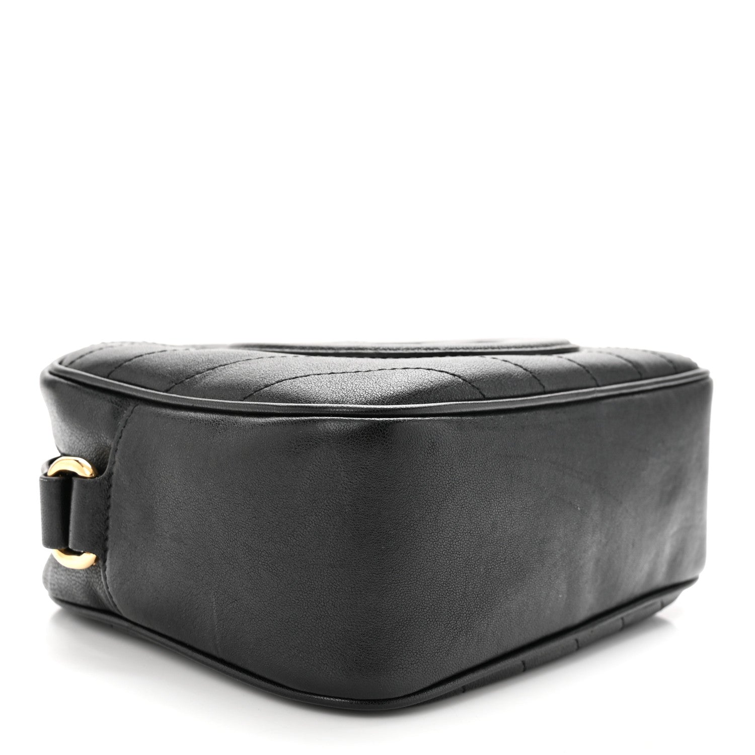 Gucci Sakai Be Green Calfskin Diagonal Stitched Small Blondie Shoulder Bag Black 4 of 10