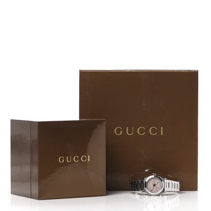Gucci Stainless Steel Diamond Pink Mother of Pearl 28mm Pantheon Quartz Watch 7 of 7