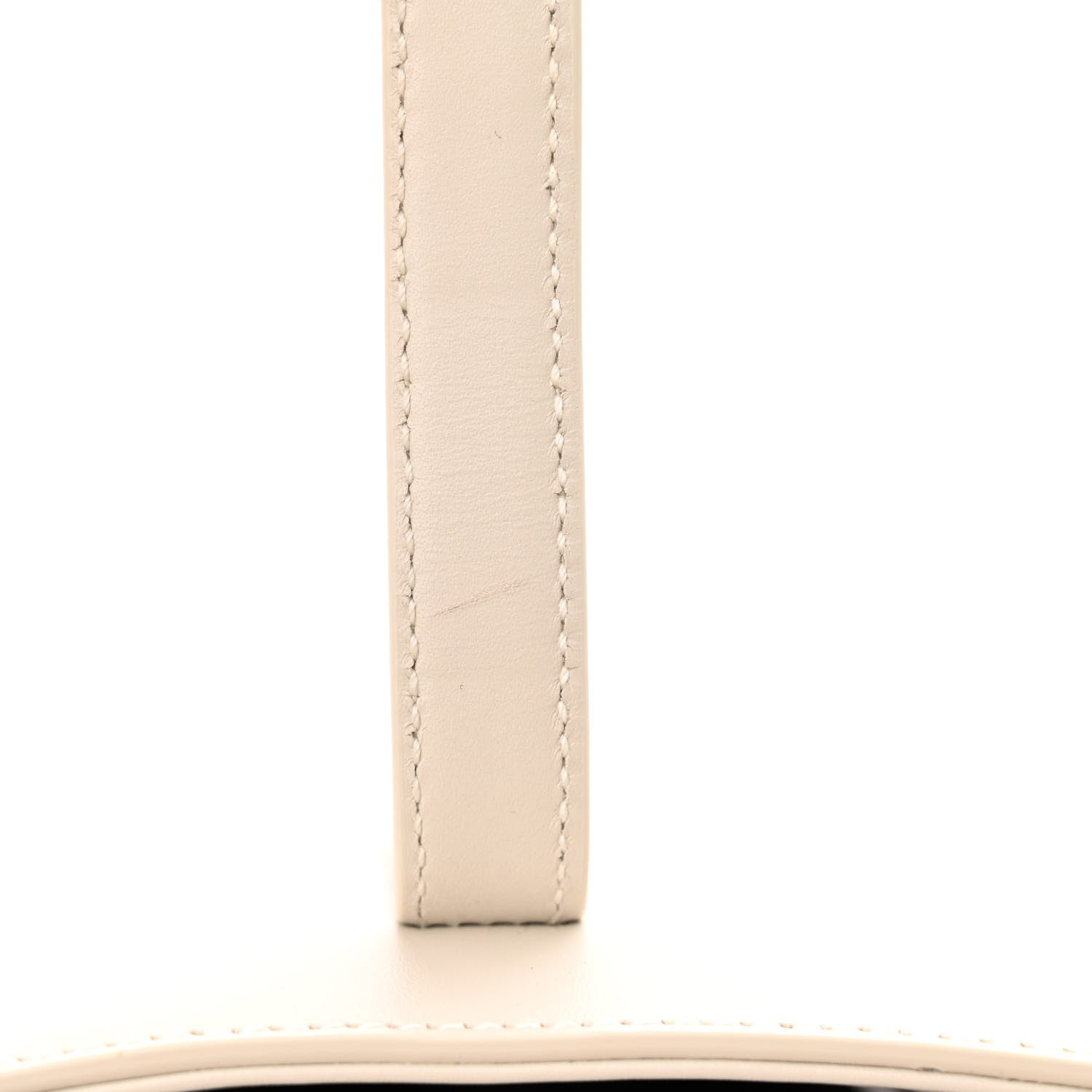 Saint Laurent Smooth Calfskin Le 5 A 7 Hobo Blanc Vintage 10 of 10