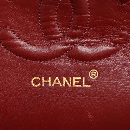 Chanel Lambskin Quilted Medium Double Flap Black 6 of 15