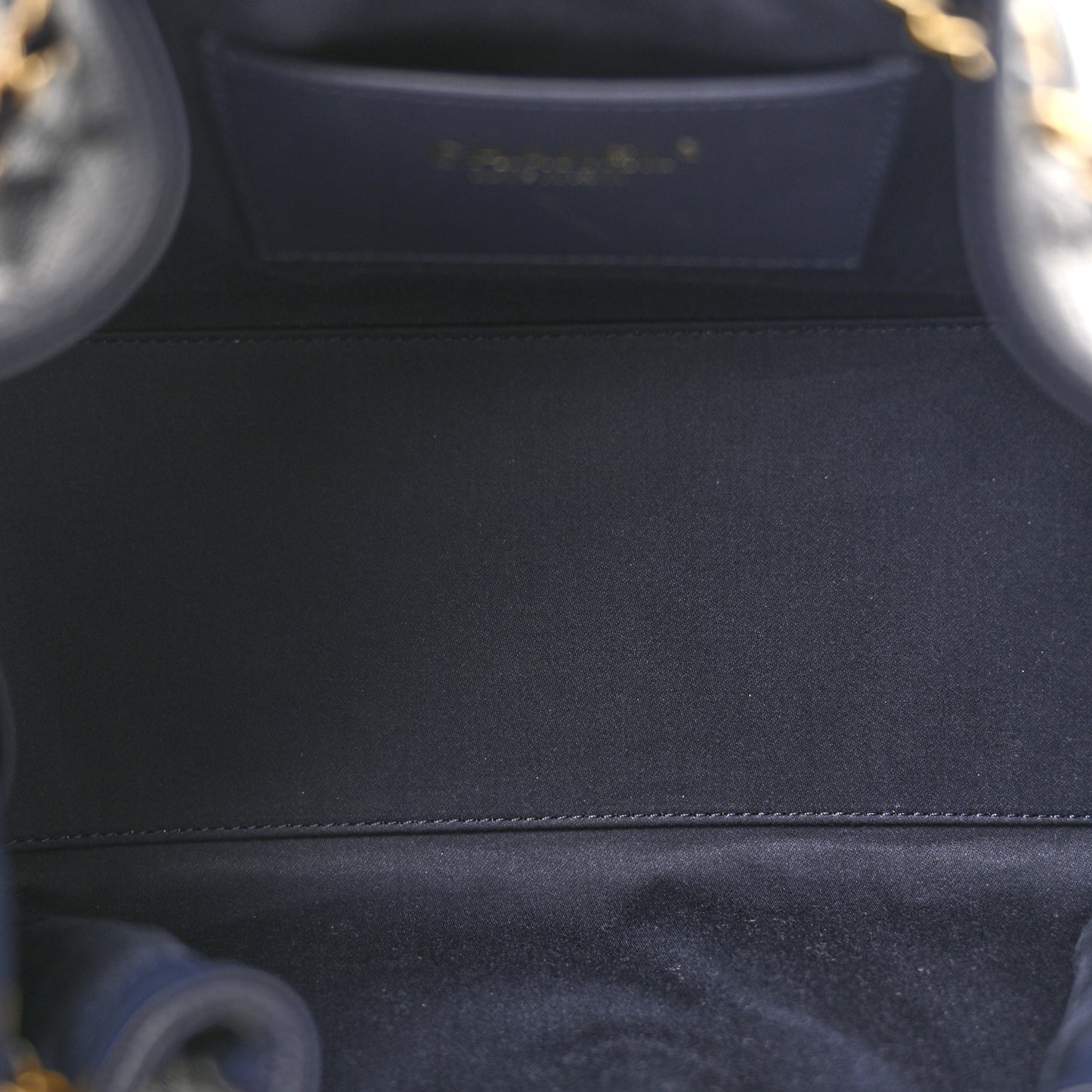 Caviar Quilted Small Chanel 25 Handbag Dark Navy