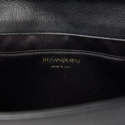 Saint Laurent Calfskin Monogram Large Belle De Jour Clutch Black 5 of 9
