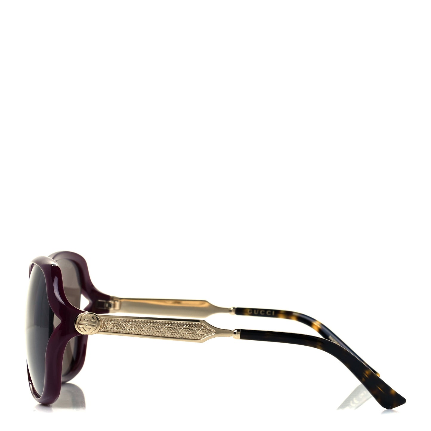 Acetate Oversized Butterfly Sunglasses GG 0076S Purple