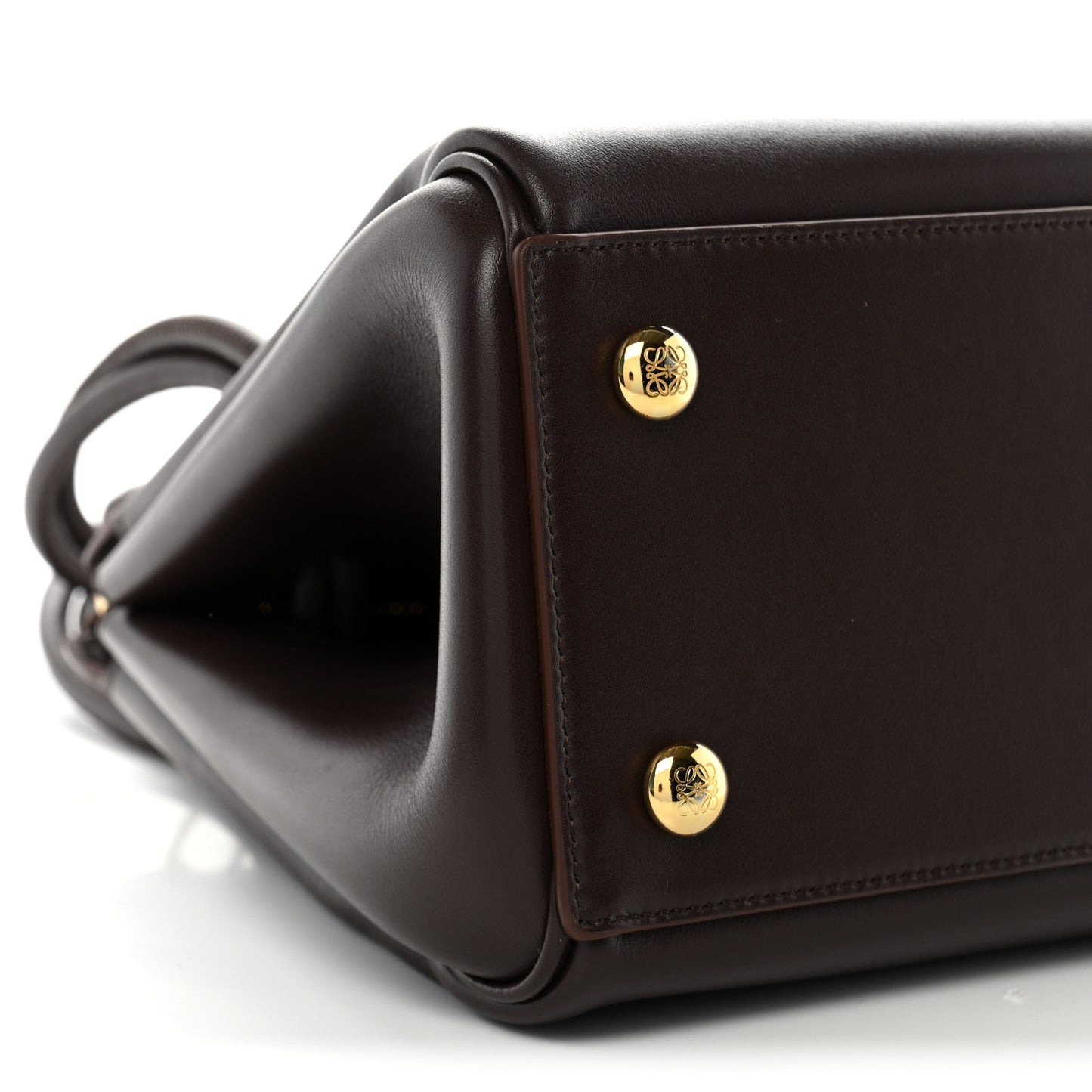Supple Calfskin Small Madrid Bag Dark Brownie