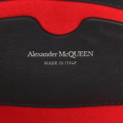 Alexander McQueen Lambskin Floral Stitched The Story Shoulder Bag Black 6 of 8