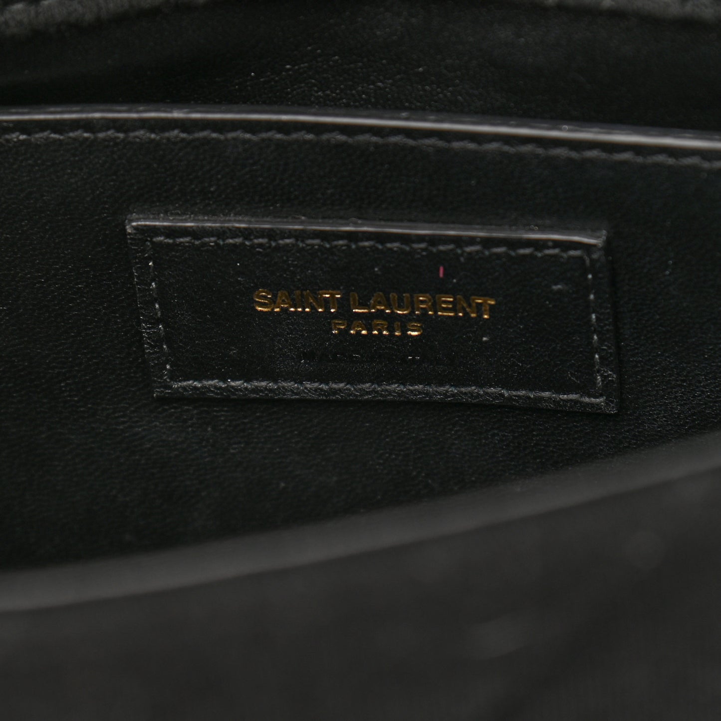 Jersey Wool Patchwork Monogram Medium Jamie Baguette Black