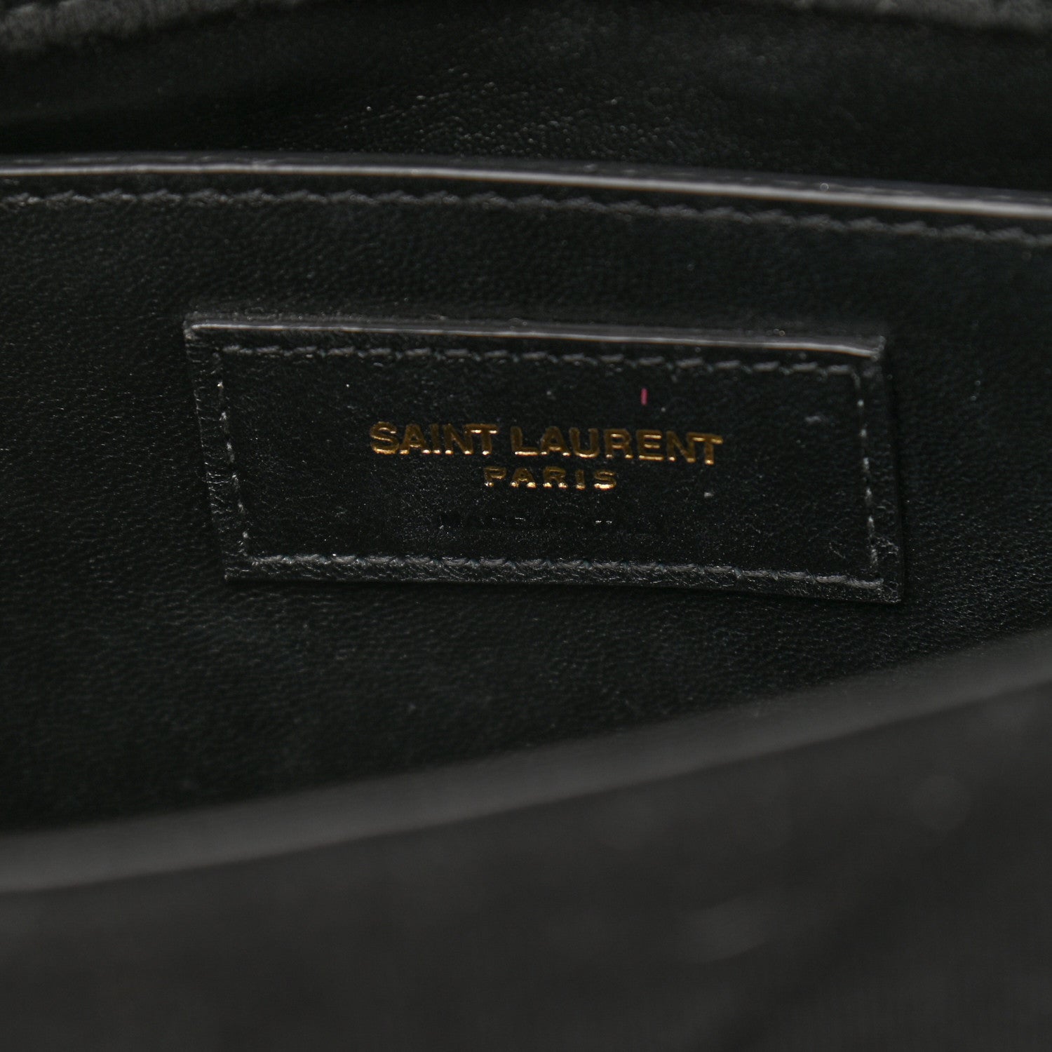 Saint Laurent Jersey Wool Patchwork Monogram Medium Jamie Baguette Black 6 of 11
