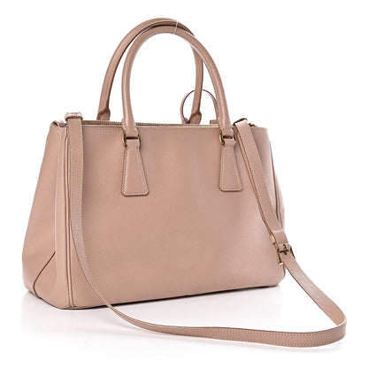 Prada Saffiano Small Galleria Double Zip Tote Cammeo 4 of 17