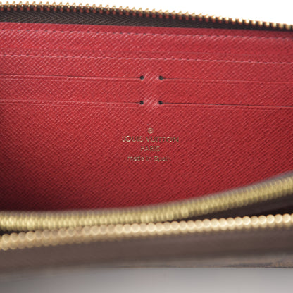 Louis Vuitton Damier Ebene Clemence Wallet Cherry 6 of 6