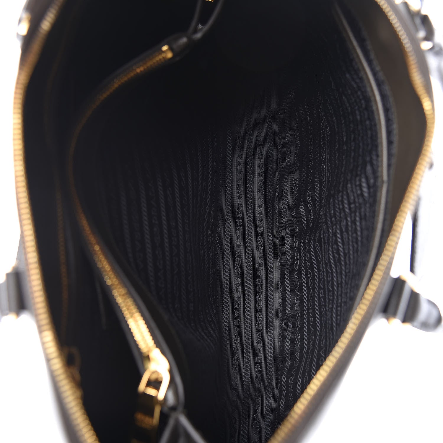 Prada Saffiano Lux Large Promenade Tote Militare 8 of 10