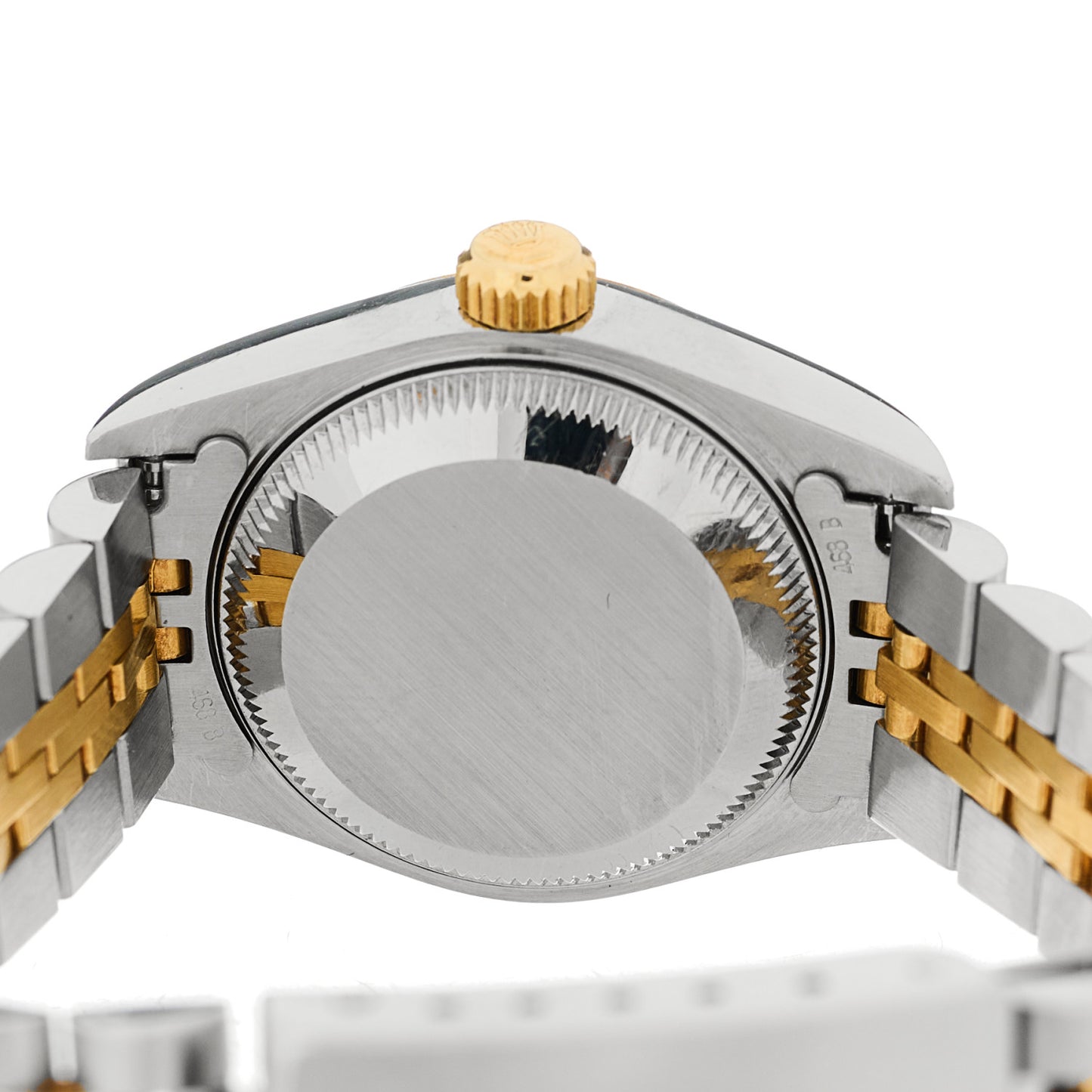 Stainless Steel 18K Yellow Gold 26mm Oyster Perpetual Datejust Watch Champagne Tapestry 69173