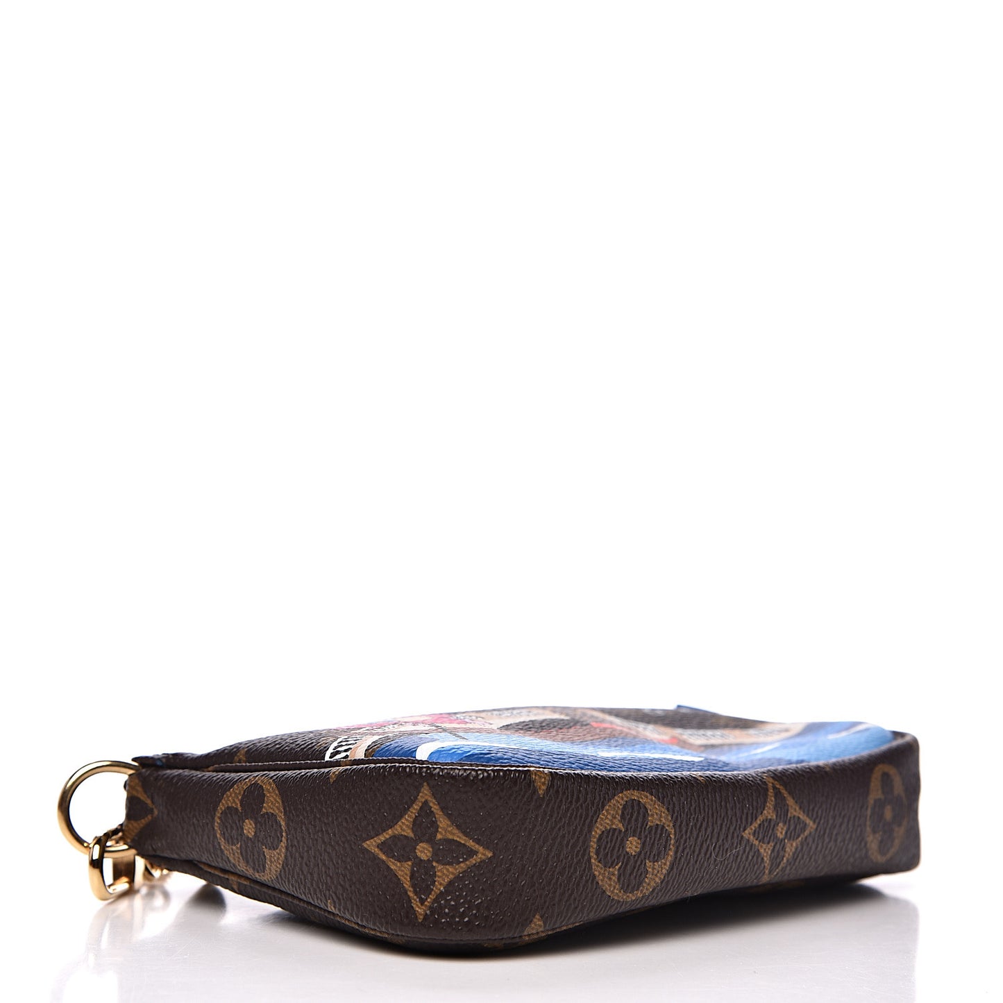 Monogram 2019 Christmas Animation Mini Venice Pochette Accessories Blue
