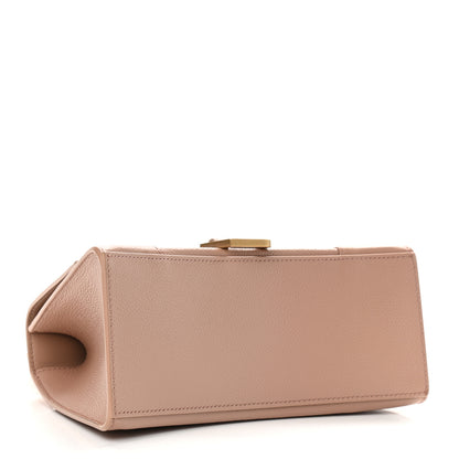 Balenciaga Grained Calfskin Small Hourglass Top Handle Bag Nude Beige 4 of 9