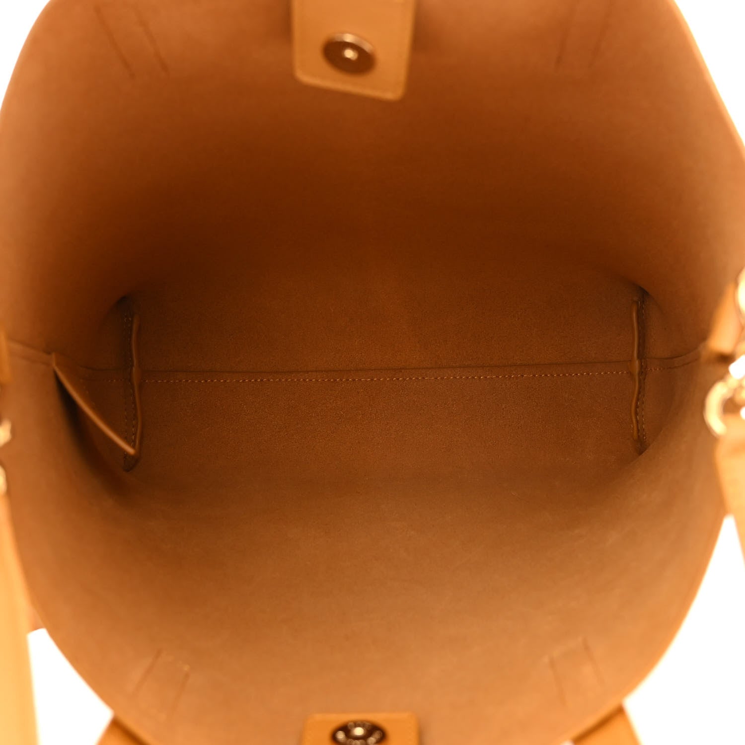 Saint Laurent Calfskin Toy Shopping Tote Cheddar 5 of 9