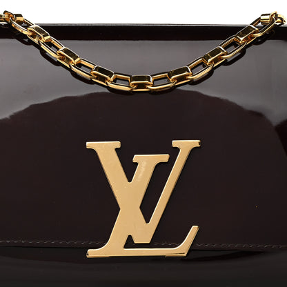 Louis Vuitton Patent Chain Louise GM Amarante 7 of 11