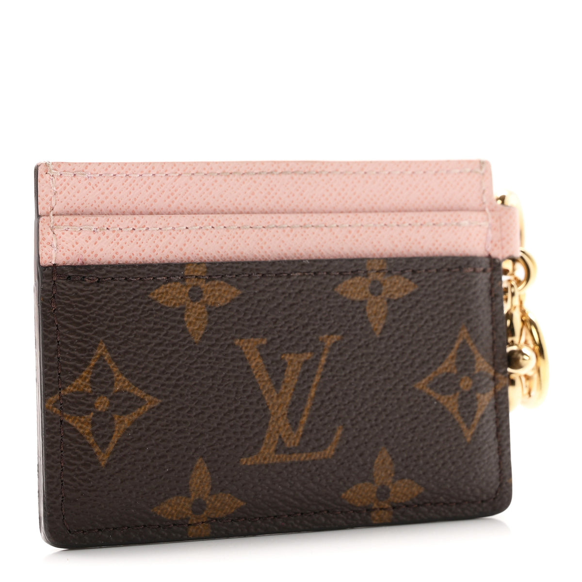 Louis Vuitton Monogram LV Charms Card Holder Rose Ballerine 3 of 7