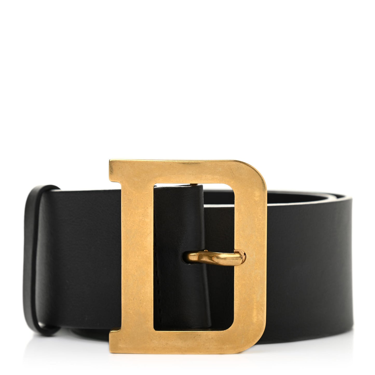 Calfskin Diorquake Belt 80 Black