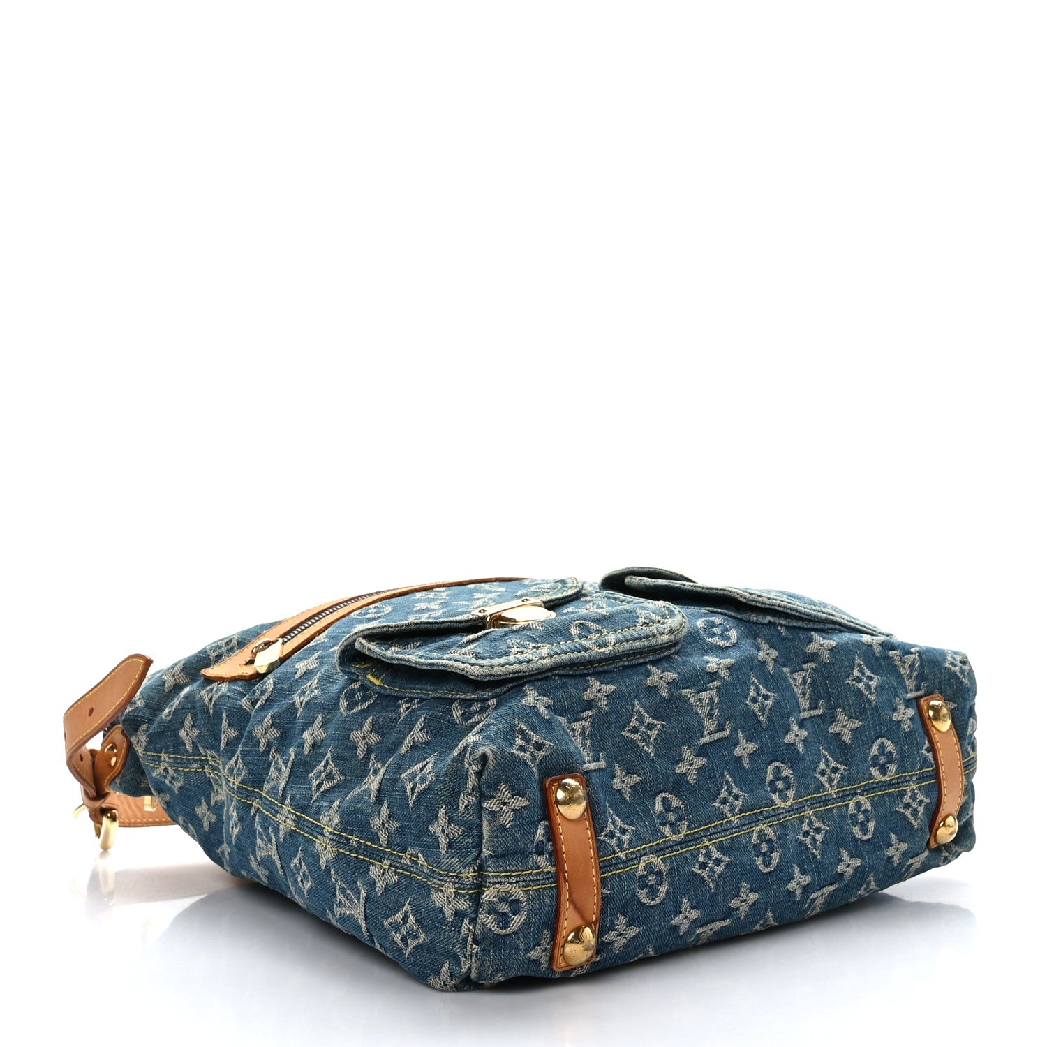 Louis Vuitton Denim Baggy GM Blue 4 of 8