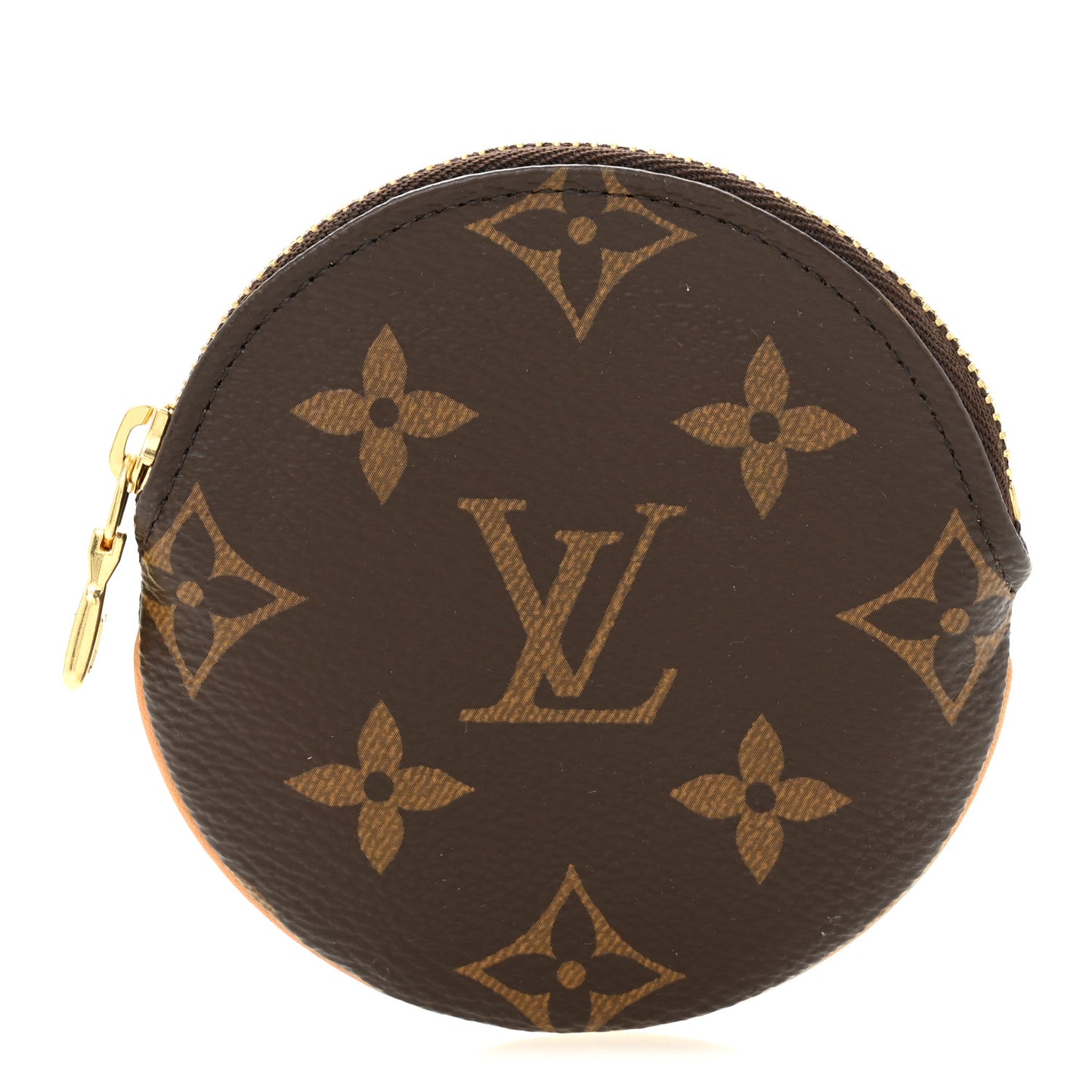 Monogram Round Coin Purse