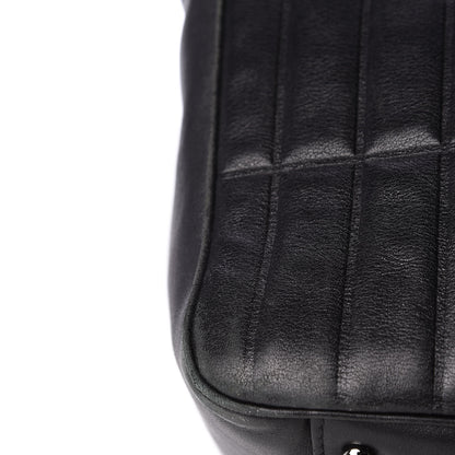 Chanel Calfskin Vertical Quilted Lax Shoulder Bag Black 13 of 16