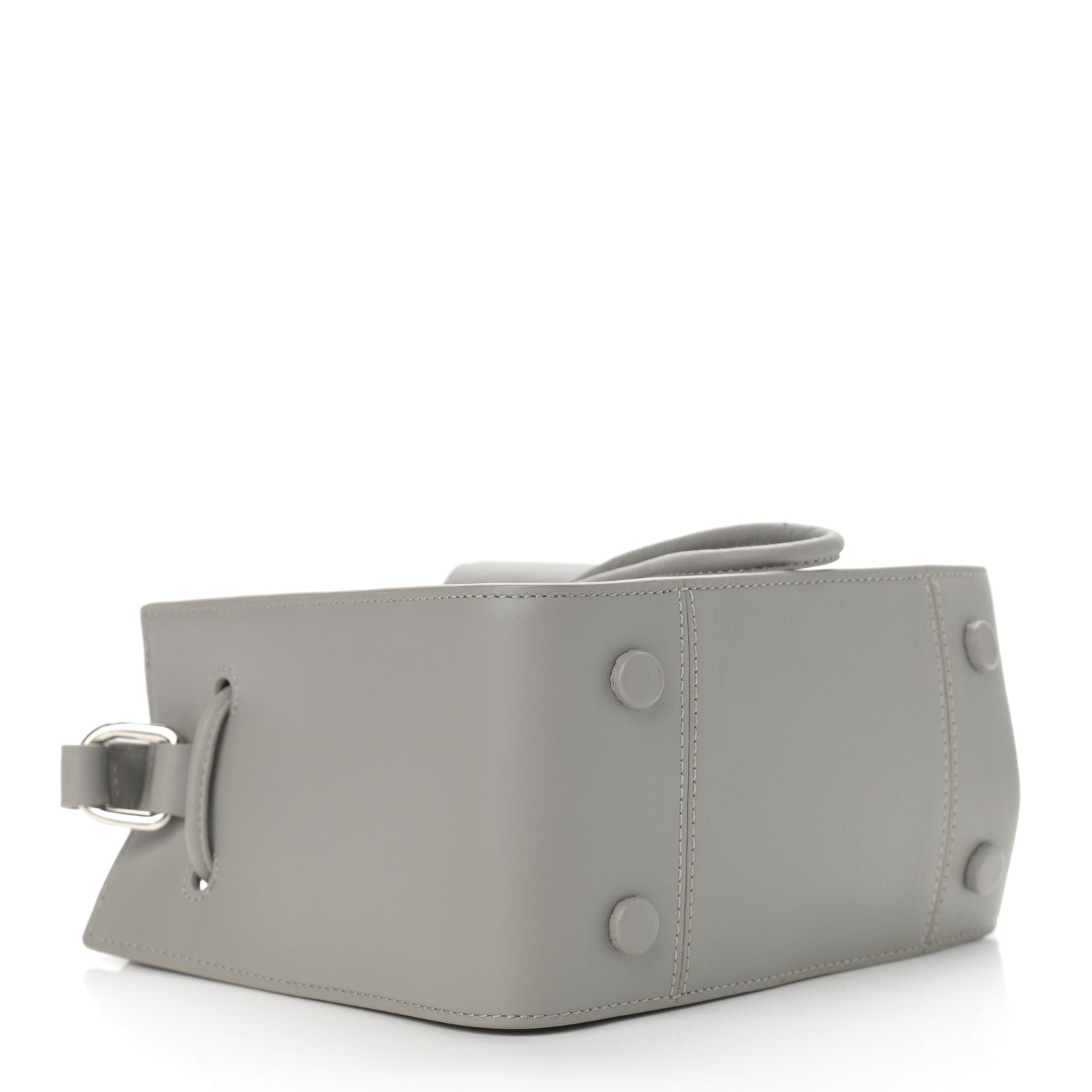 3.1 Phillip Lim Smooth Calfskin Mini Soleil Bucket Bag Grey 4 of 11