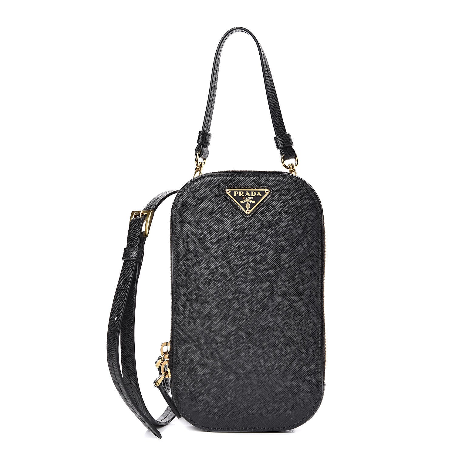 Prada Saffiano Mini Bag Black 1 of 9