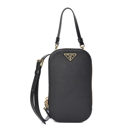 Prada Saffiano Mini Bag Black 1 of 9