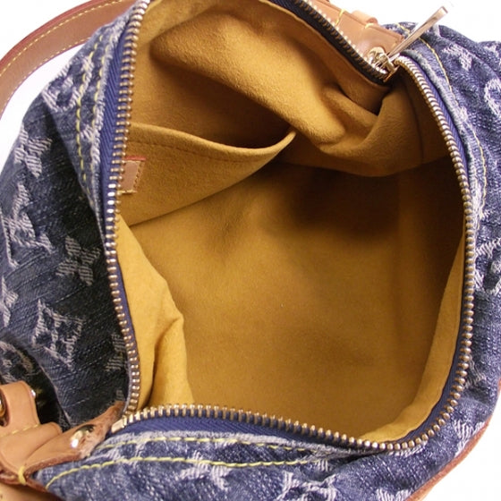 Louis Vuitton Monogram Denim Baggy PM Blue 7 of 10