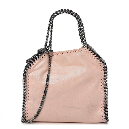 Stella McCartney Shaggy Deer Mini Falabella Fold Over Tote Powder 1 of 10