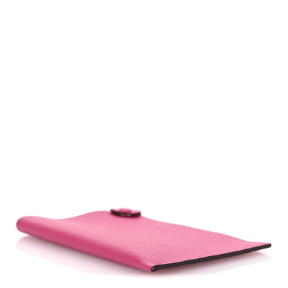 Hermes Chevre Chamkila Tarmac PM Passport Holder  Rose Tyrien 4 of 8