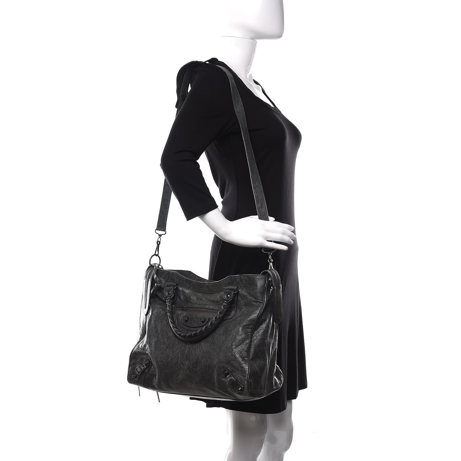 Balenciaga Agneau Classic Hardware Velo Anthracite 2 of 18