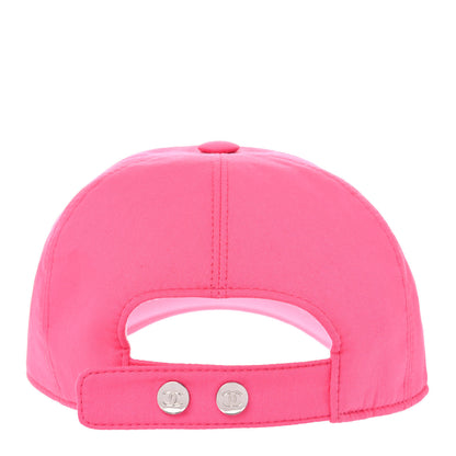 Chanel Cotton CC Cap Hat Fuchsia Orange 4 of 8