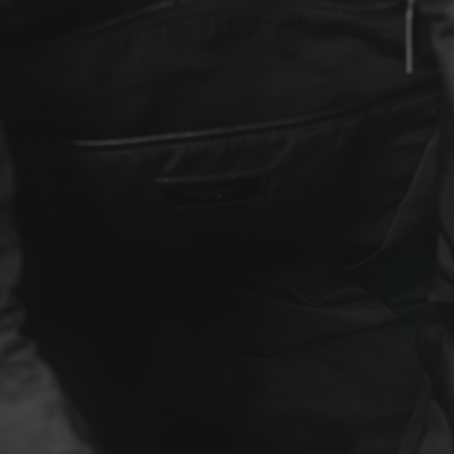 Saint Laurent Calfskin Logo Debossed Backpack Black 4 of 9