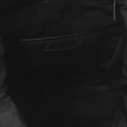 Saint Laurent Calfskin Logo Debossed Backpack Black 4 of 9